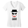 i am the one who laughs Women's V-Neck T-Shirt