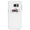 case ih red tractor boy comin' through Samsung Galaxy S7 Edge