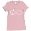infinity knot anchor rope Ladies Fitted T-Shirt