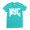 nyc new york city Ladies Fitted T-Shirt