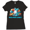 need more candy Ladies Fitted T-Shirt