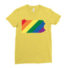 Pennsylvania LGBT Rights Ladies Fitted T-Shirt