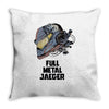 full metal jaeger Throw Pillow