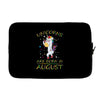 Unicorns are born in August Laptop sleeve