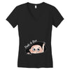 Peek a Boo Women's V-Neck T-Shirt