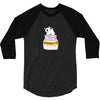 Antidepressant Cat 3/4 Sleeve Shirt