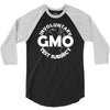 gmo test subject v2 anti gmo soy fruit vegetables 3/4 Sleeve Shirt