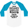 Perfect Freakin Papa 3/4 Sleeve Shirt