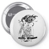 tattoo girl Pin-back button