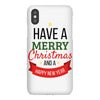have a merry christmas and a happy new year iPhoneX Case