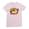 pizza pug Ladies Fitted T-Shirt