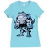 muscle shark Ladies Fitted T-Shirt