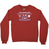 I Love Someone with Hodgkin's Cancer to The Moon and Back to Infinity Crewneck Sweatshirt
