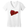 liver cancer awareness Women's V-Neck T-Shirt