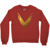 the fly bird   maverick jake paul   gold Crewneck Sweatshirt
