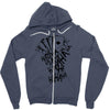 joker tattoo haha Zipper Hoodie