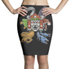 hidden temple Pencil Skirts