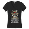 I'm A Veteran Daddy T Shirt Women's V-Neck T-Shirt