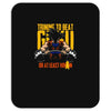 training to beat saiyan or at least warrior anime gym workout lifting Mousepad