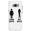 my wife your wife black design Samsung Galaxy S8 Plus