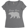 sister bear Women's Triblend Scoop T-shirt