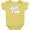 To Do List, Beat Cancer, Live My Life Infant Clothing