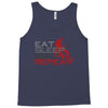 eat sleep bmx repeat Tank Top