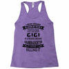 Super Cool Gigi Of A Freaking Awesome Granddaughter Racerback Tank