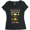 angry raccoon Women's Triblend Scoop T-shirt