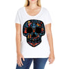 loco coco skul Ladies Curvy T-Shirt