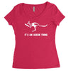 cricket it's an aussie thing Women's Triblend Scoop T-shirt