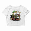 vintage link Crop Top