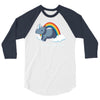 real unicorns have curves 3/4 Sleeve Shirt