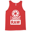 i shoot raw photography camera photograph Tank Top