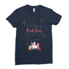 red head unicorn Ladies Fitted T-Shirt