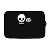 i live inside your face skull Laptop sleeve