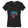 breaking bear Women's V-Neck T-Shirt
