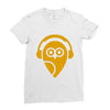 owl  (8) Ladies Fitted T-Shirt