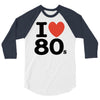 i love 80's 3/4 Sleeve Shirt