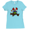 halloween clown Ladies Fitted T-Shirt