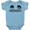 geeks vs nerds Baby Bodysuit