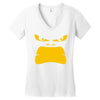 angry gorilla face Women's V-Neck T-Shirt