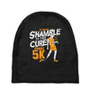 shamble to the cure zombie 5k Baby Beanies