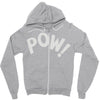 pow as worn Zipper Hoodie