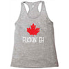 canada fuckin eh Racerback Tank