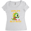 World's Best Boss Mario Women's Triblend Scoop T-shirt