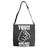 you have just lost the game  funny computer internet humour Adjustable Strap Totes