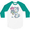 mice cream 3/4 Sleeve Shirt