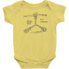 flux capacitor Baby Bodysuit
