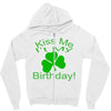 kiss me i't my birthday pi Zipper Hoodie